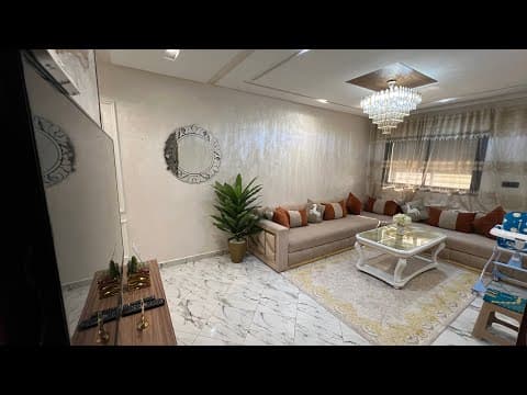 شقة للبيع طابق الأول بالفراش بالمصعد الإطلالة على الشاريع الكبير 📍قرب رمبوان الحرارين طنجة 1