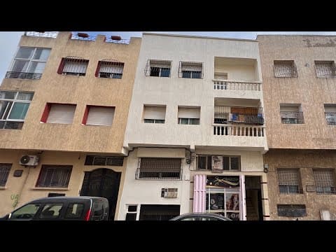 بوحدك في الطابق ☝️ شقة رائعة للبيع في الدار البيضاء حي الولفة قرب مسجد الحاج فاتح 🕌 1