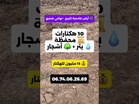 🌿 أرض فلاحية للبيع نواحي صفرو | 10 هكتارات محفظة + بئر وأشجار 1